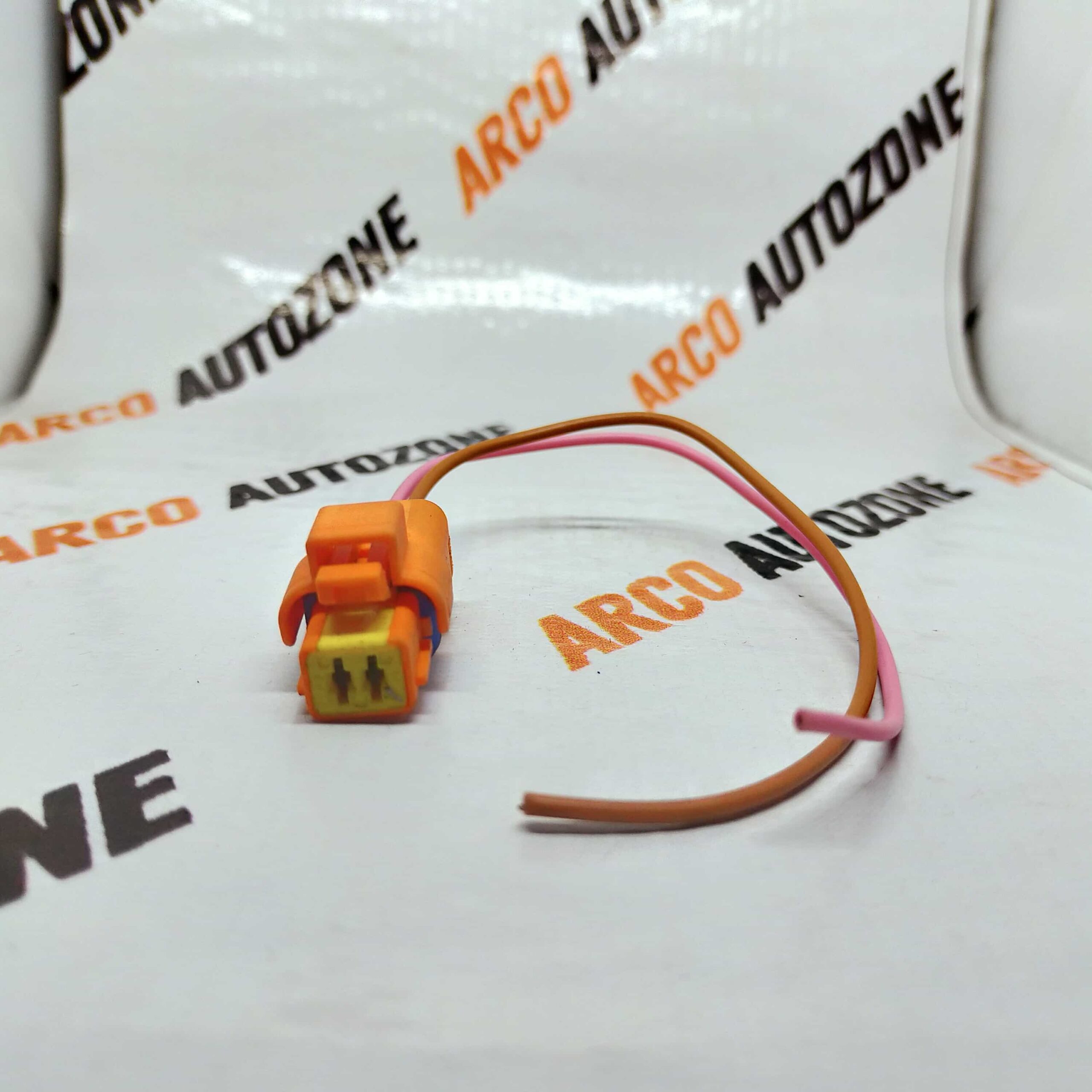 ELECTRONIC COMPONENTS WIRING HARNESS COUPLER DUSTER 110 LOGAN PETROL CRANK SENSOR ORANGE 2 PIN