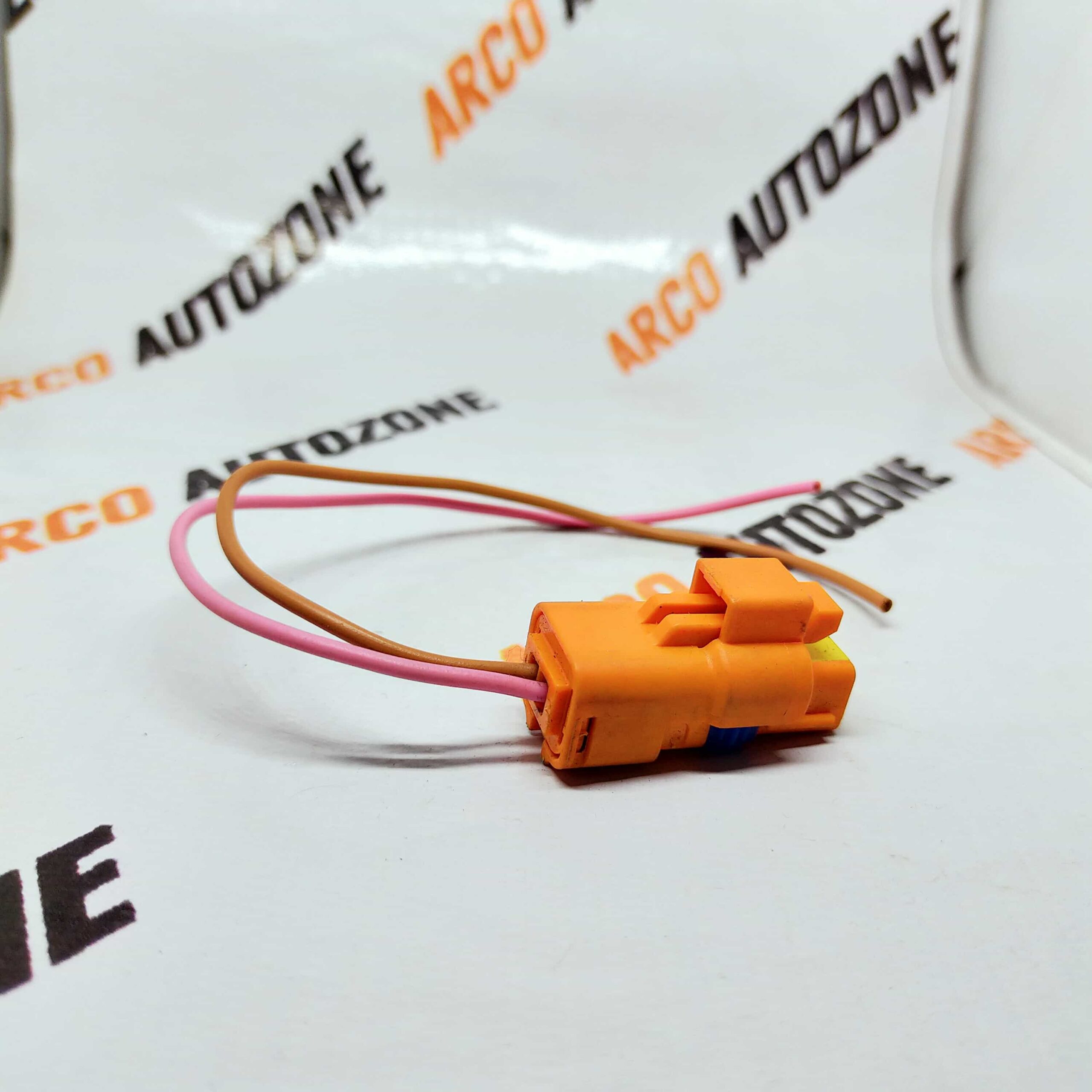 ELECTRONIC COMPONENTS WIRING HARNESS COUPLER DUSTER 110 LOGAN PETROL CRANK SENSOR ORANGE 2 PIN