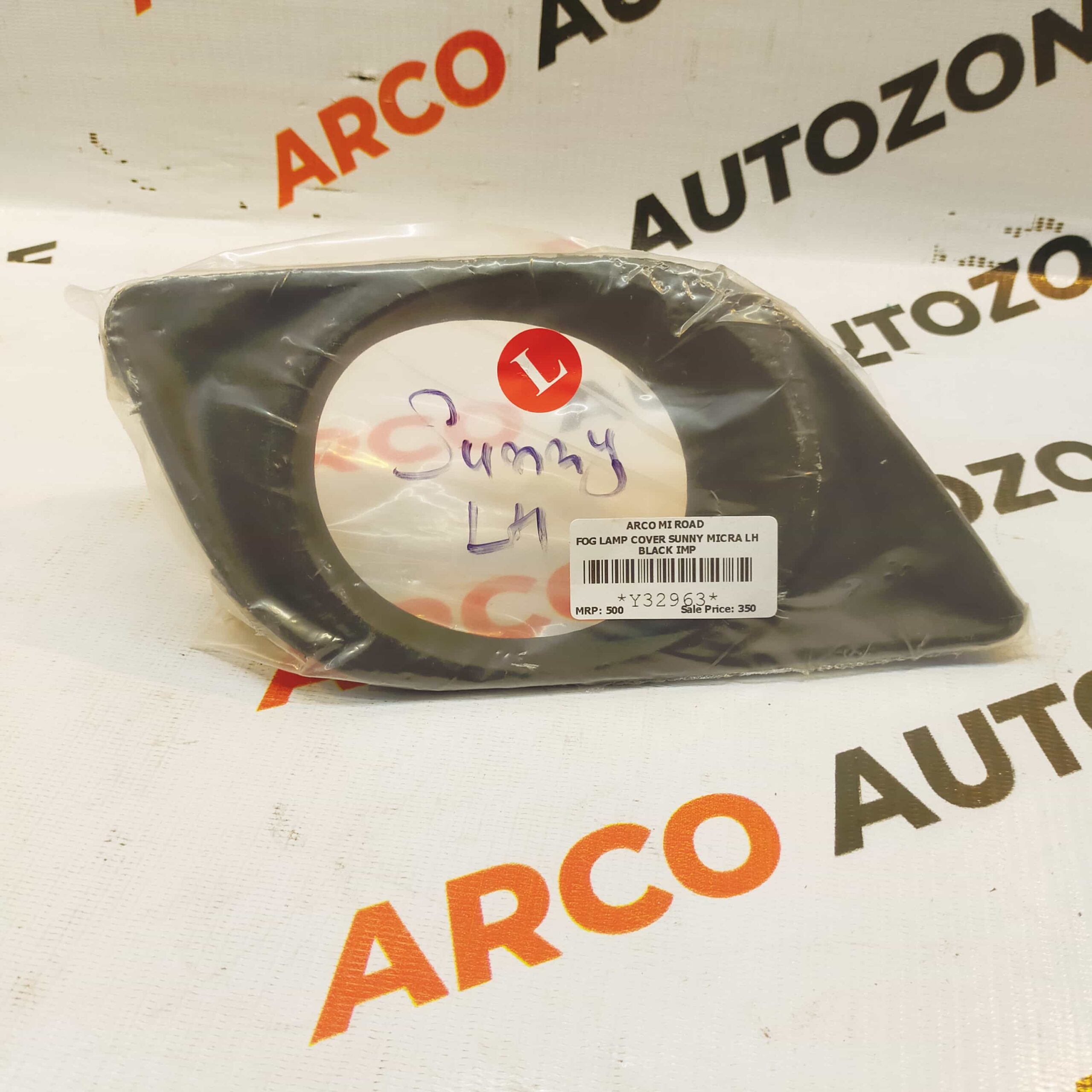 FOG LAMP COVER SUNNY T1 LEFT BLACK IMP