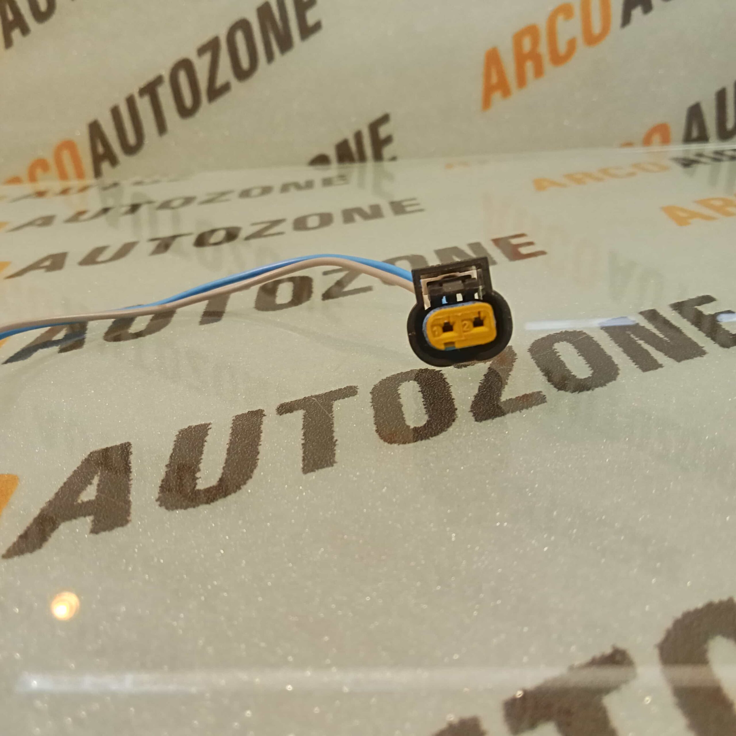 ELECTRONIC COMPONENTS WIRING HARNESS COUPLER POLO FABIA TEMP SENSOR YELLOW 2PIN