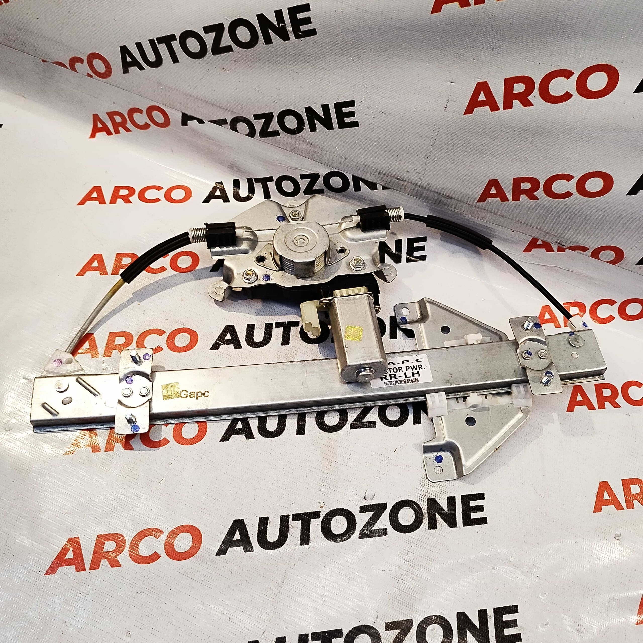 GLASS MACHINE HECTOR REAR LEFT PWR WITH MOTOR GAPC