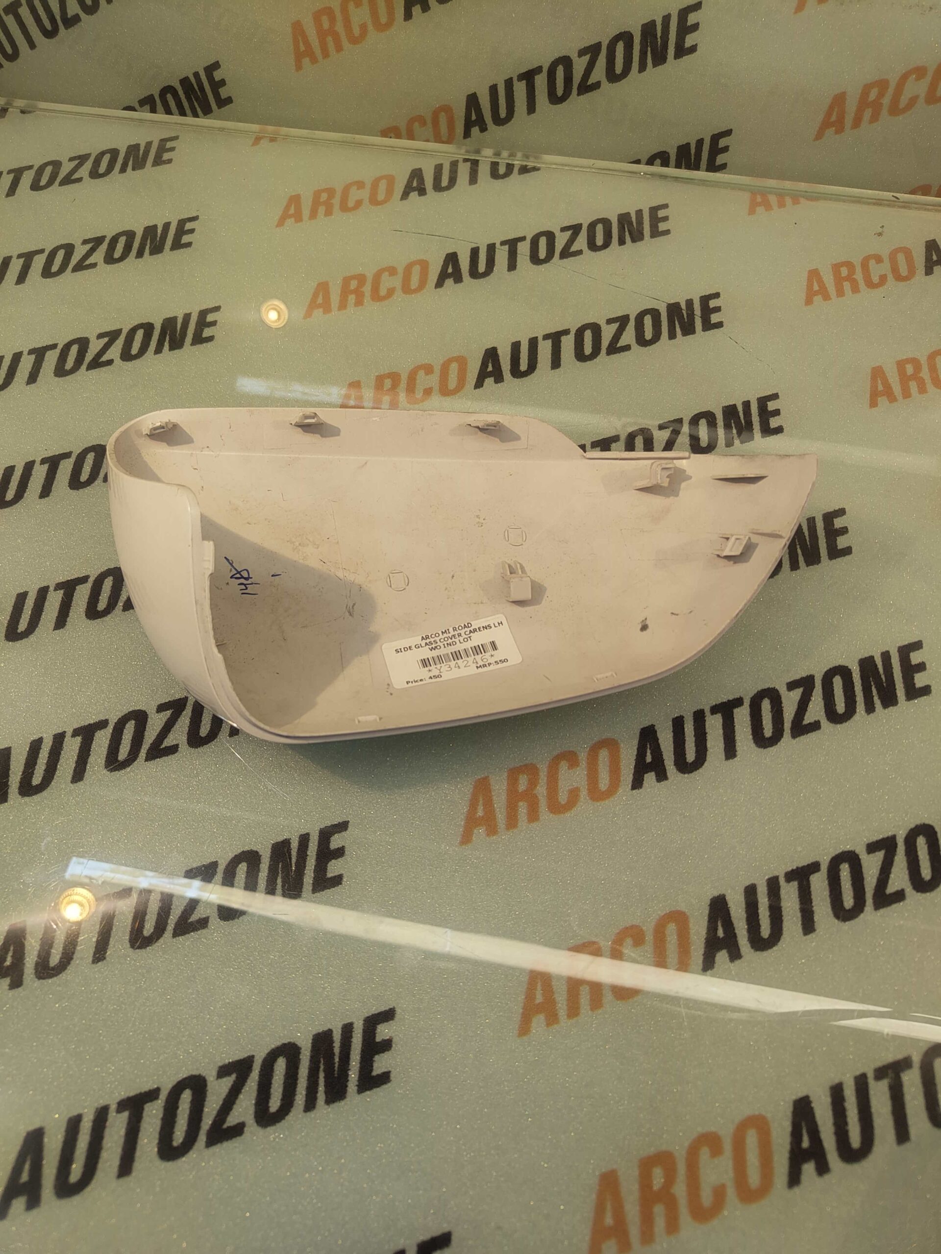 SIDE MIRROR COVER CARENS LEFT WITHOUT IND LOT