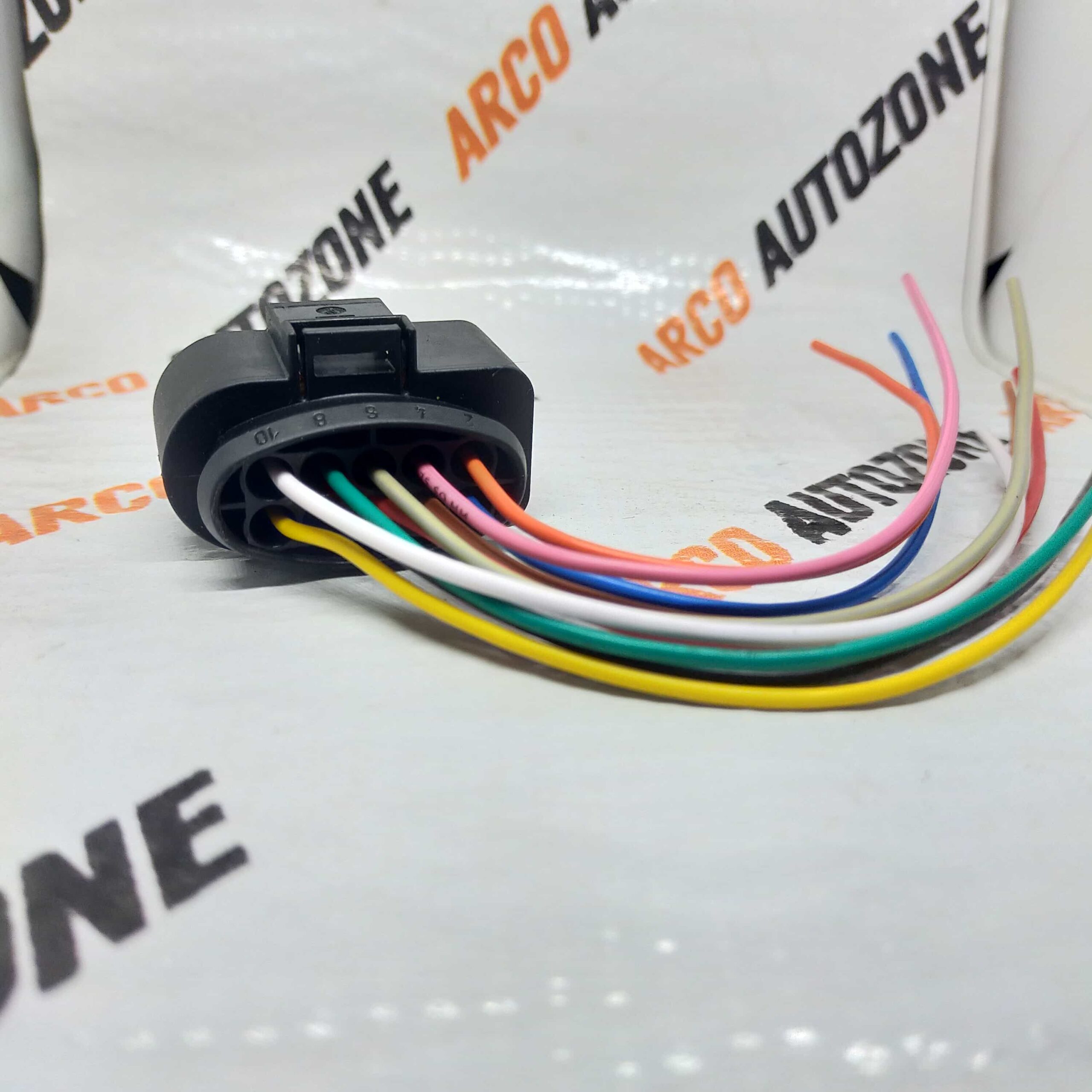 ELECTRONIC COMPONENTS WIRING HARNESS COUPLER HEADLIGHT POLO VENTO RAPID 10 PIN 1J0973735
