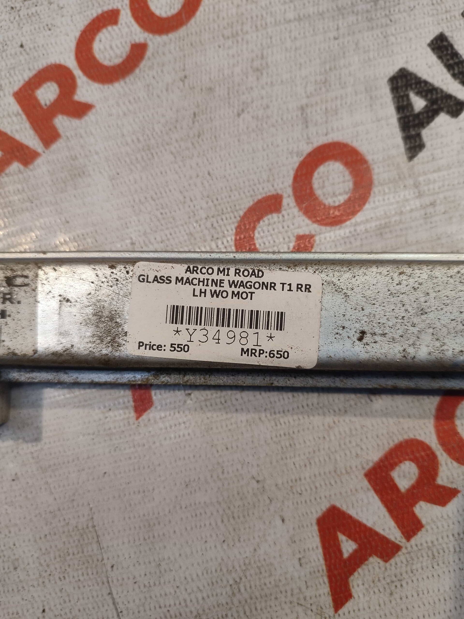 GLASS MACHINE WAGONR 2005 REAR LEFT WITHOUT MOTOR