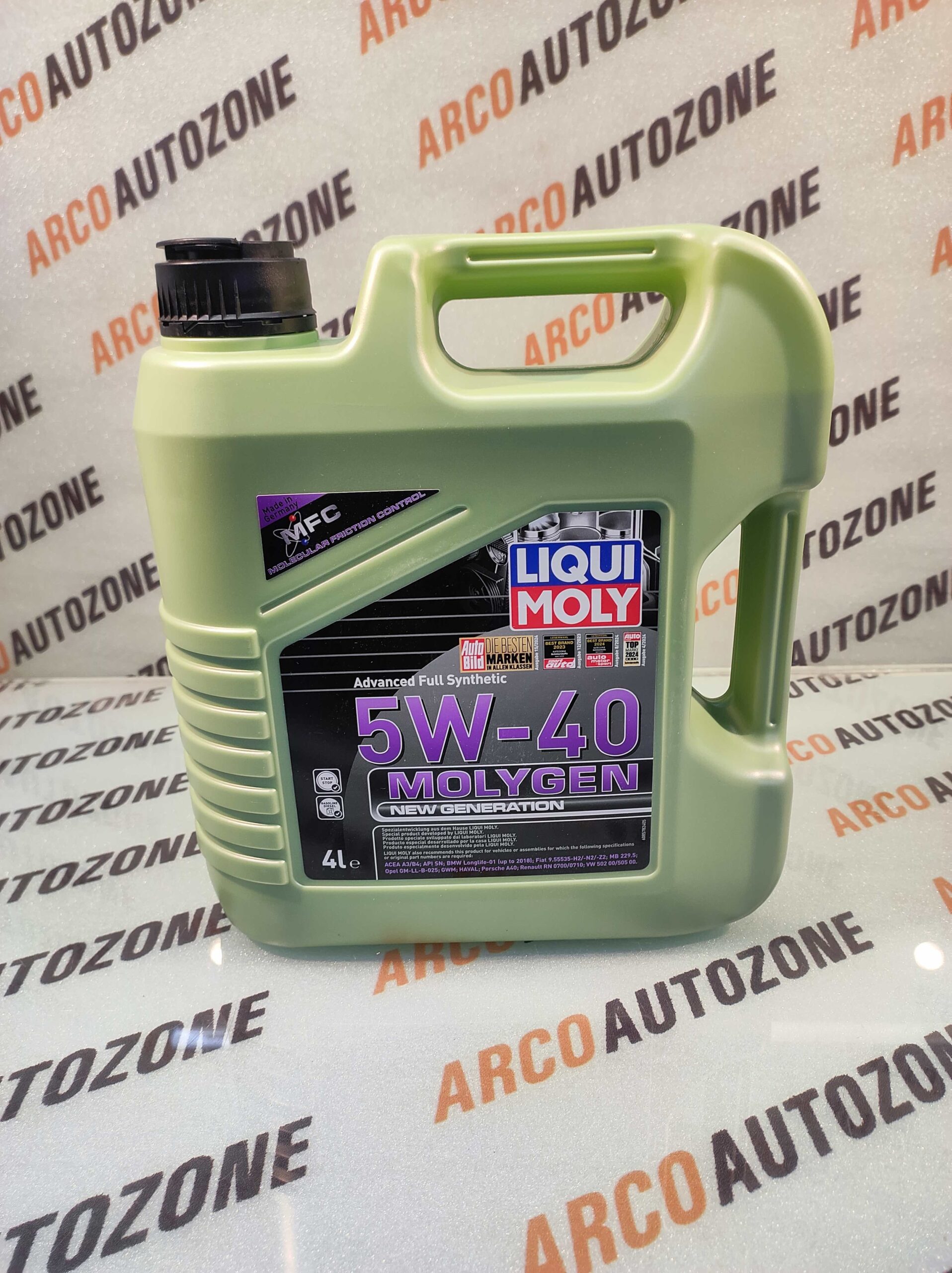 ENGINE OIL 4 LTR MOLYGEN 5W40 LIQUI MOLY 8578