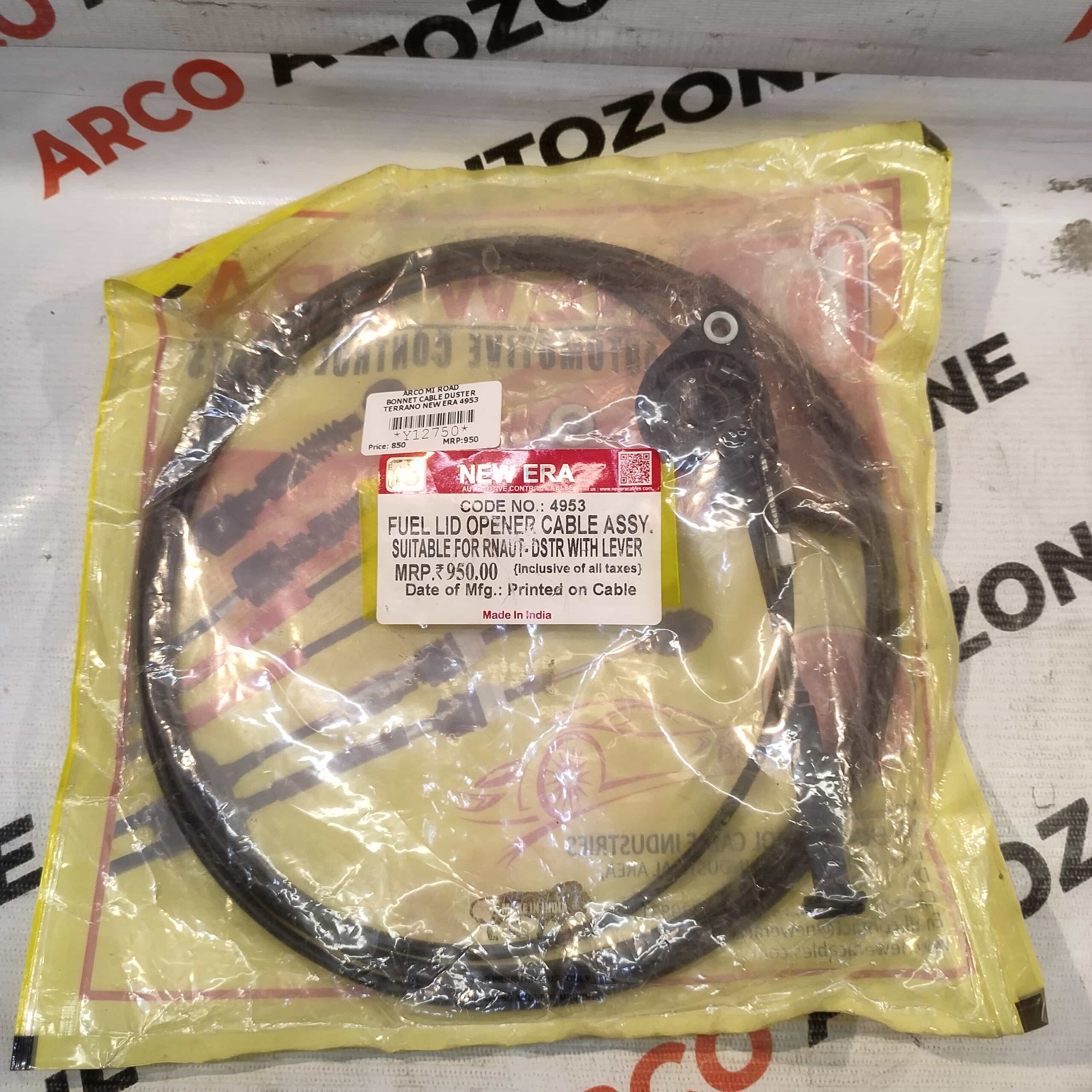 BONNET CABLE DUSTER TERRANO NEW ERA 4953