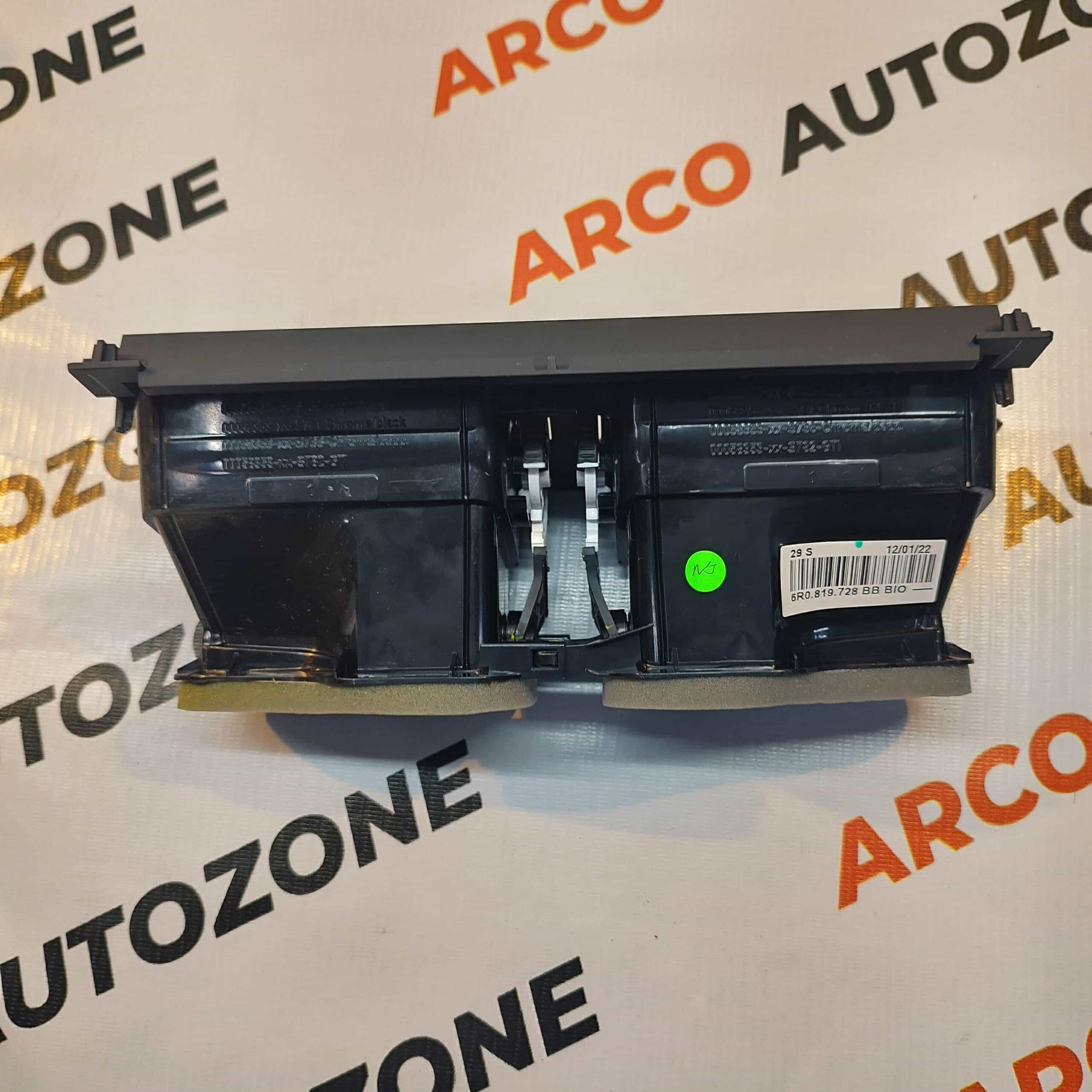 AC VENT POLO VENTO RAPID CENTER BLACK 6R0819728BBWMV