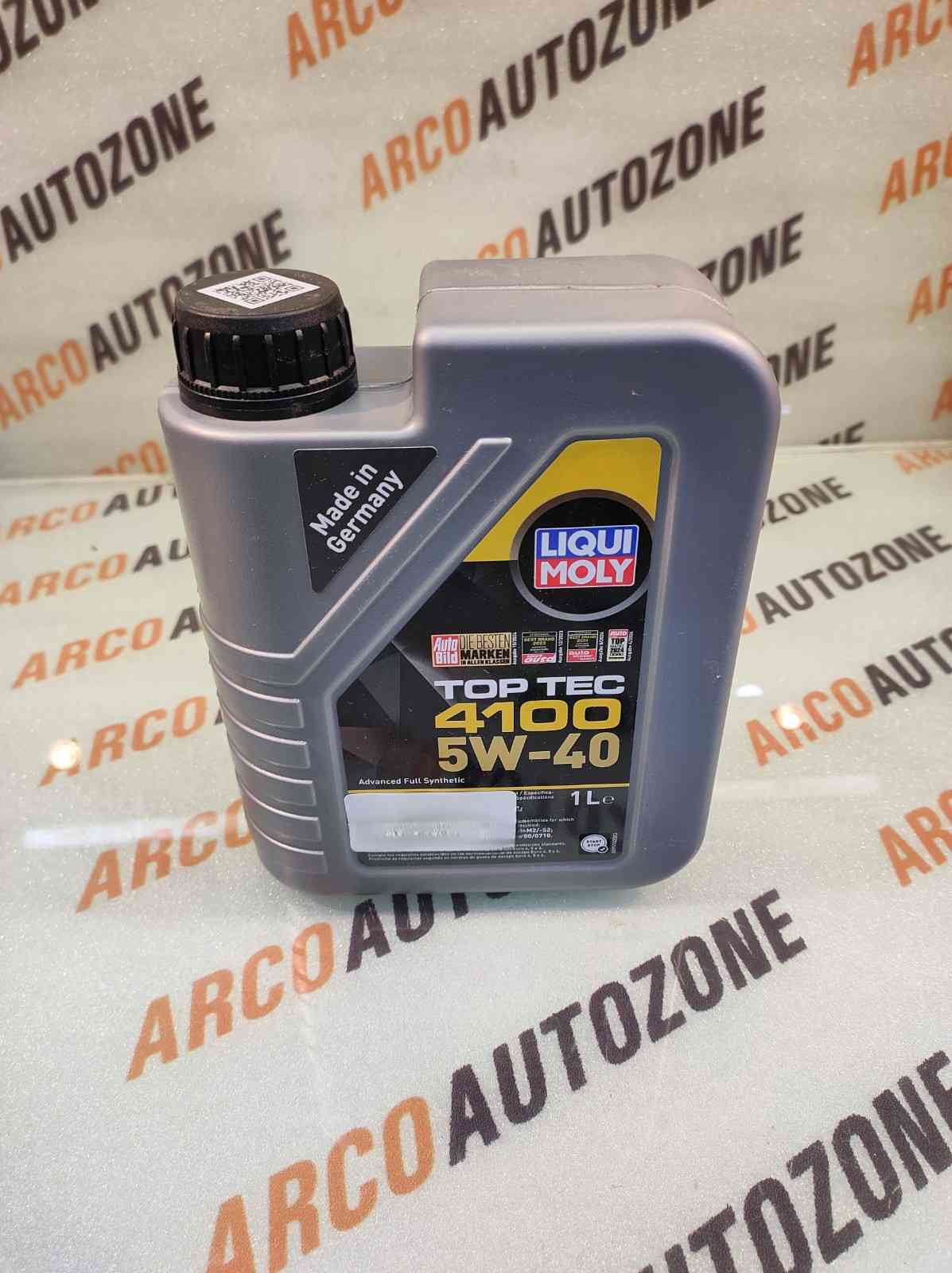 ENGINE OIL 1L TOPTEC 4100 5W40 LIQUI MOLY 9510