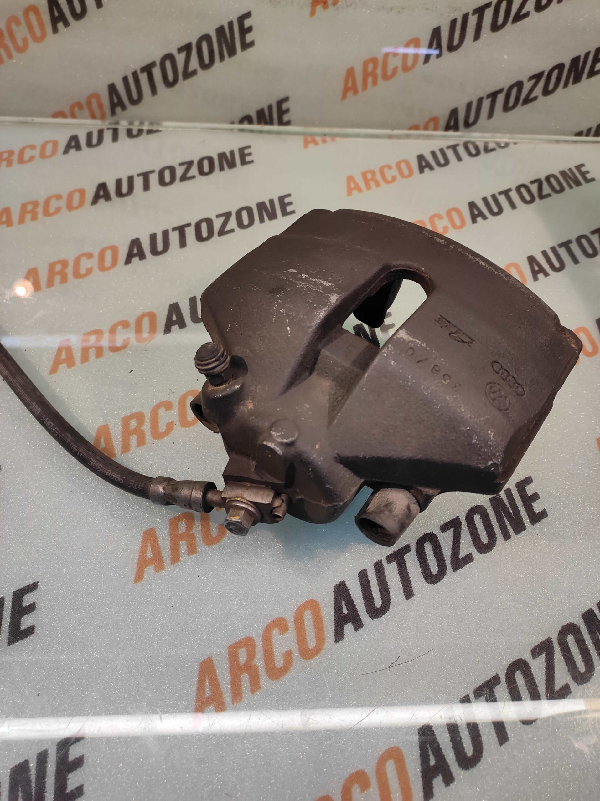 CALIPER FRONT RIGHT SUPERB NEW USED WITH BRAKE HOSE PIPE SKODA 1K0615124E