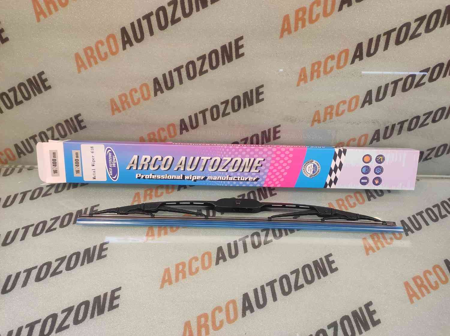WIPER BLADE 16 METAL ARCO AUTO ZONE 618