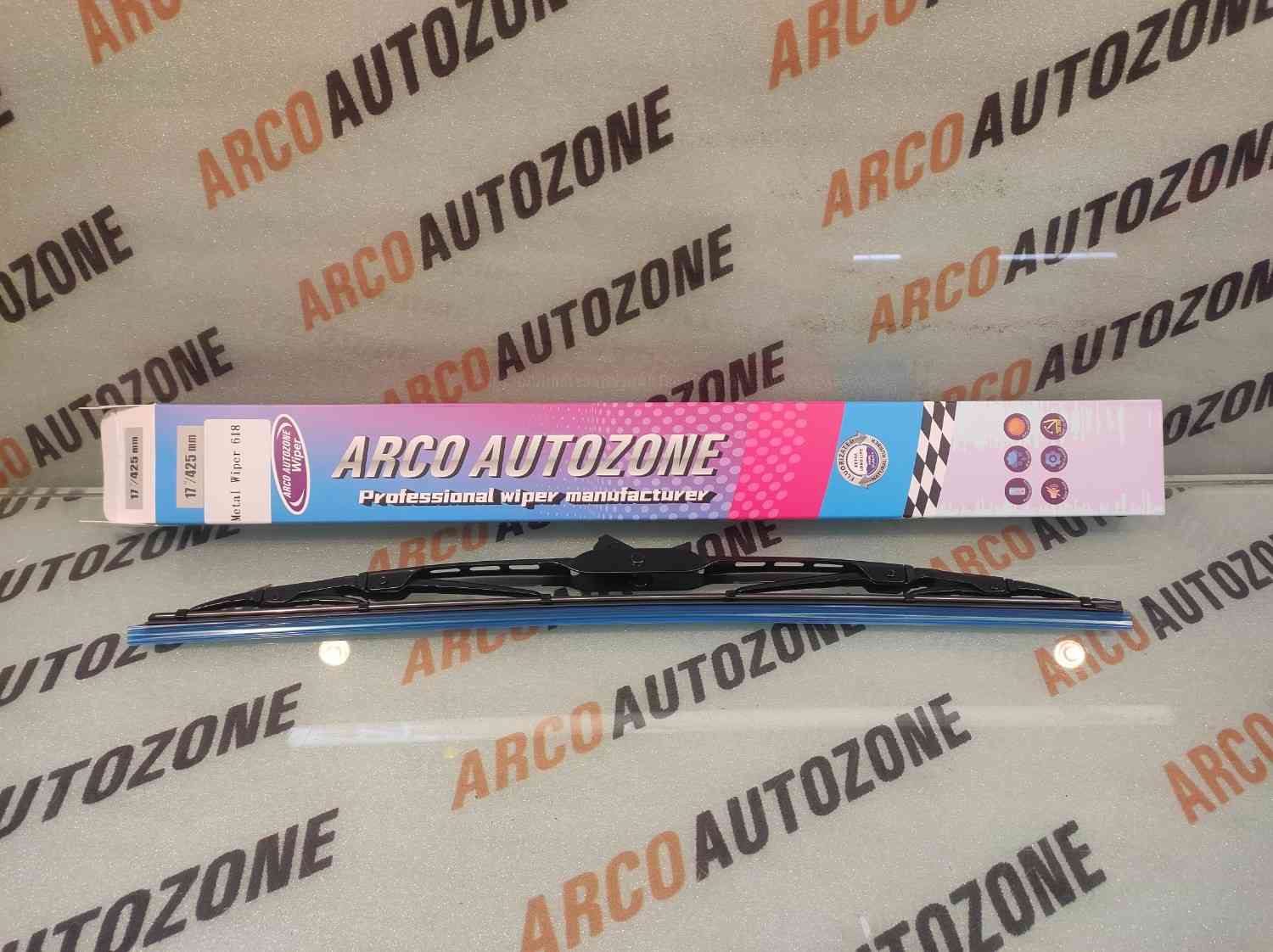 WIPER BLADE 17 METAL ARCO AUTO ZONE 618