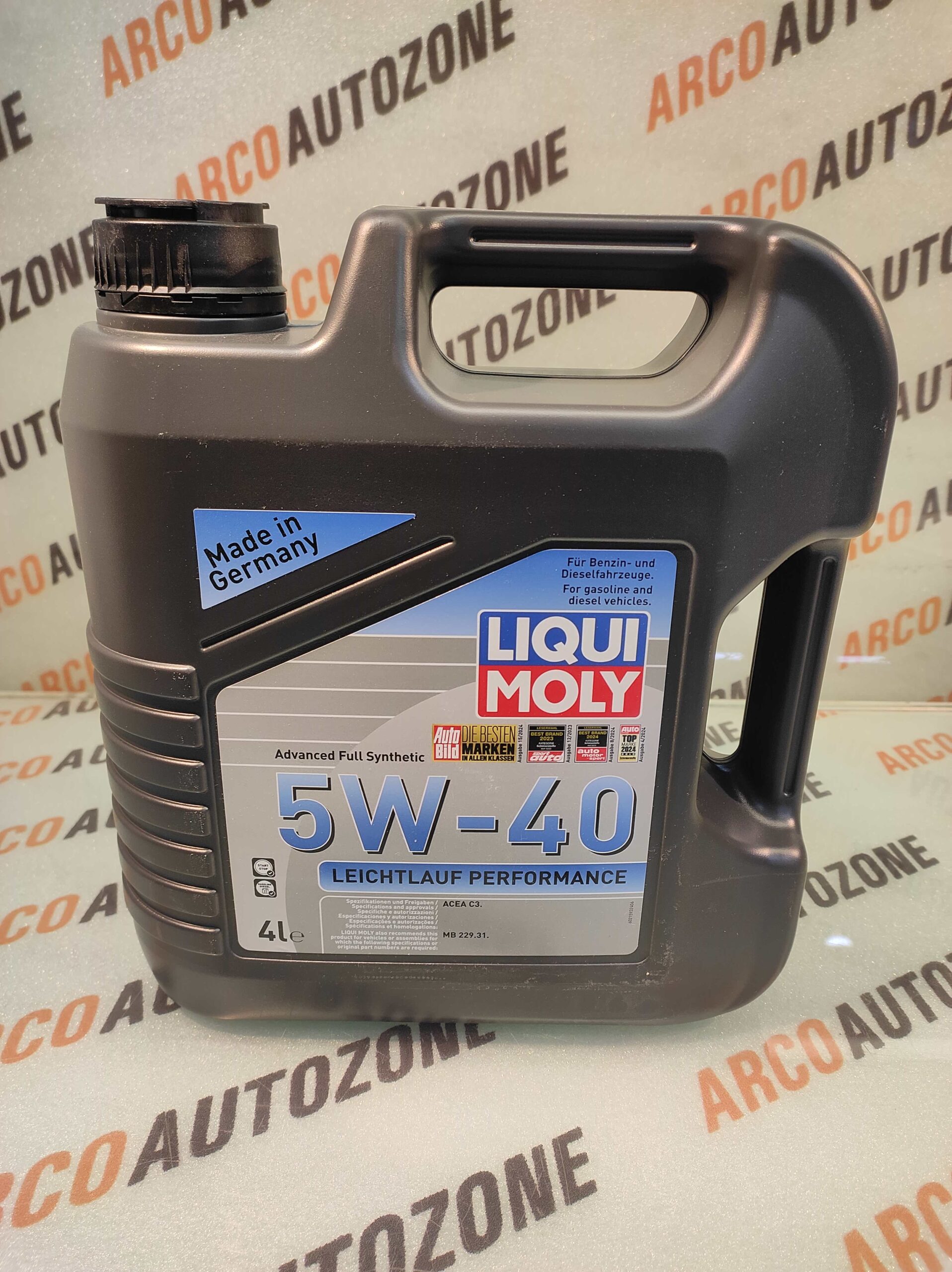 ENGINE OIL 4L 5W40 LEICHTLAUF LIQUI MOLY 21593