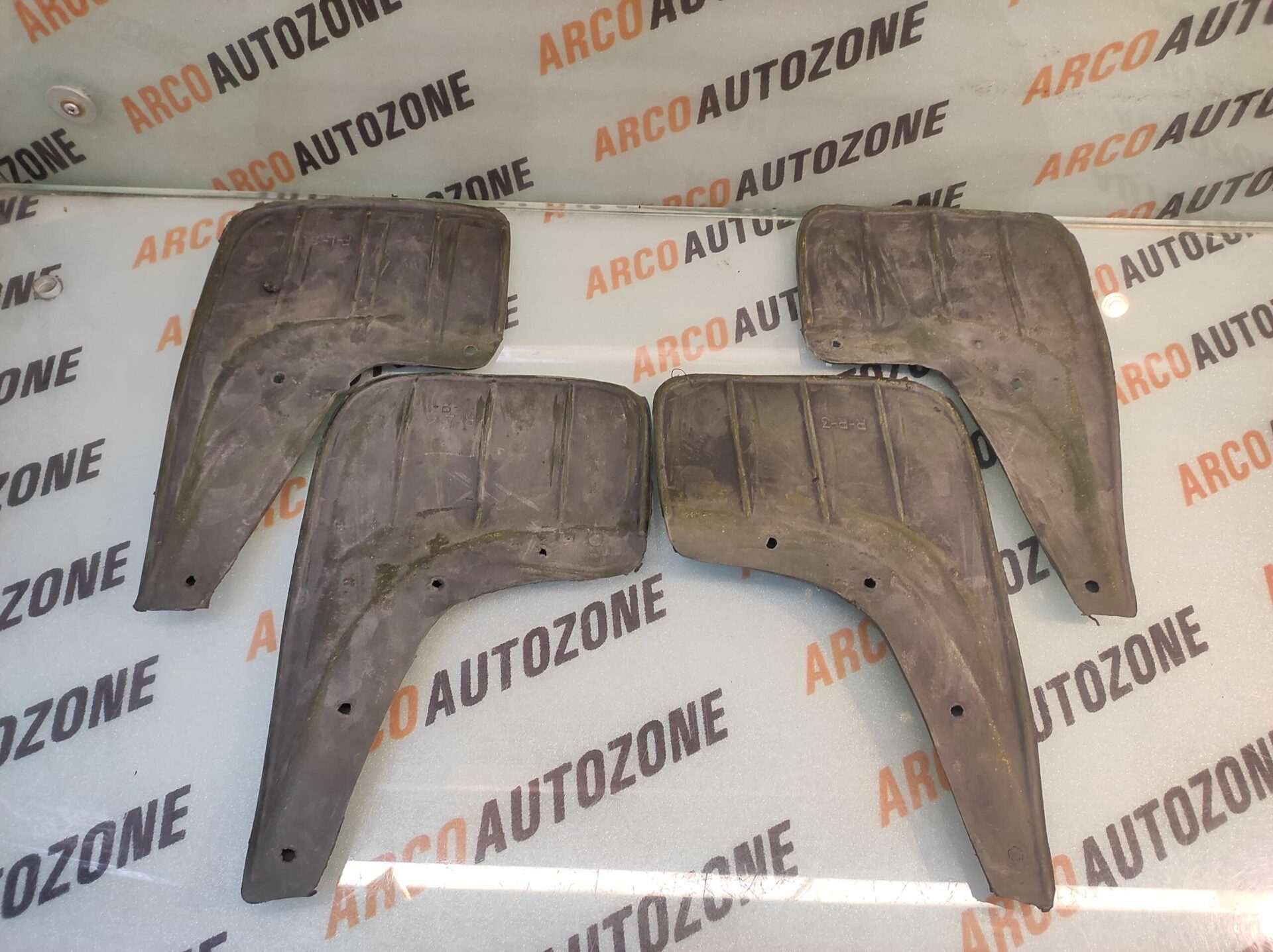 MUD FLAP INDIGO RUBBER SET