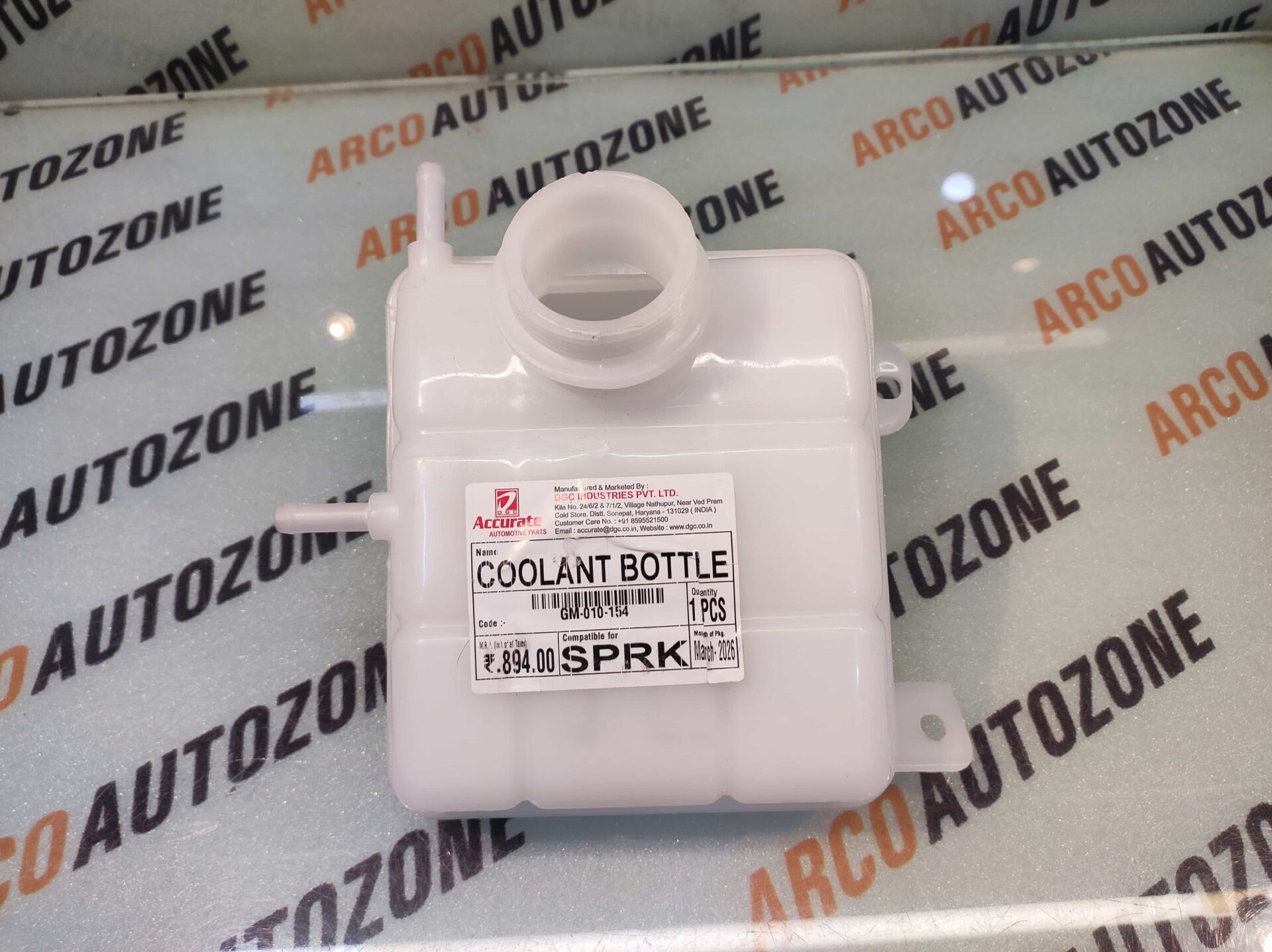COOLANT BOTTLE SPARK ACC GM010154