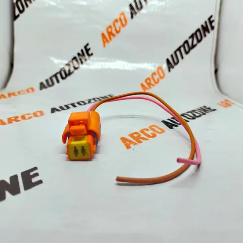 ELECTRONIC COMPONENTS WIRING HARNESS COUPLER DUSTER 110 LOGAN PETROL CRANK SENSOR ORANGE 2 PIN