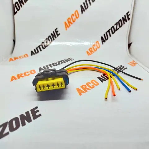 ELECTRONIC COMPONENTS WIRING HARNESS COUPLER ERTIGA CIAZ LINEA FUEL PUMP 6 PIN YELLOW