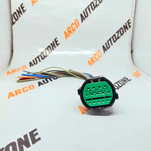 ELECTRONIC COMPONENTS WIRING HARNESS COUPLER CRETA VENUE HEADLIGHT FEMALE GREEN